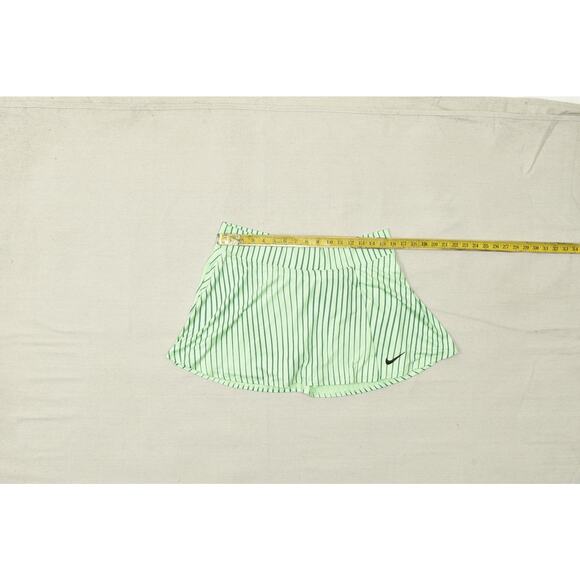 Nike Court Dri-FIT Victory XL Green Striped Tennis Skort Athletic Skirt Women's - Picture 4 of 8